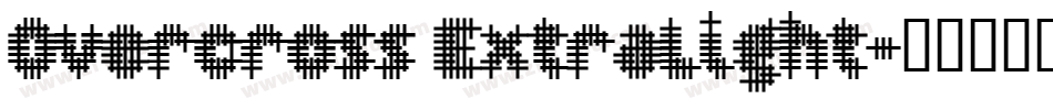 Overcross ExtraLight字体转换